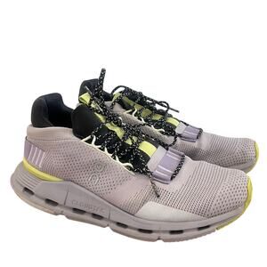 On Running Cloudnova Trainers Women's Sneaker Shoes Size 8 Pearl/Zest